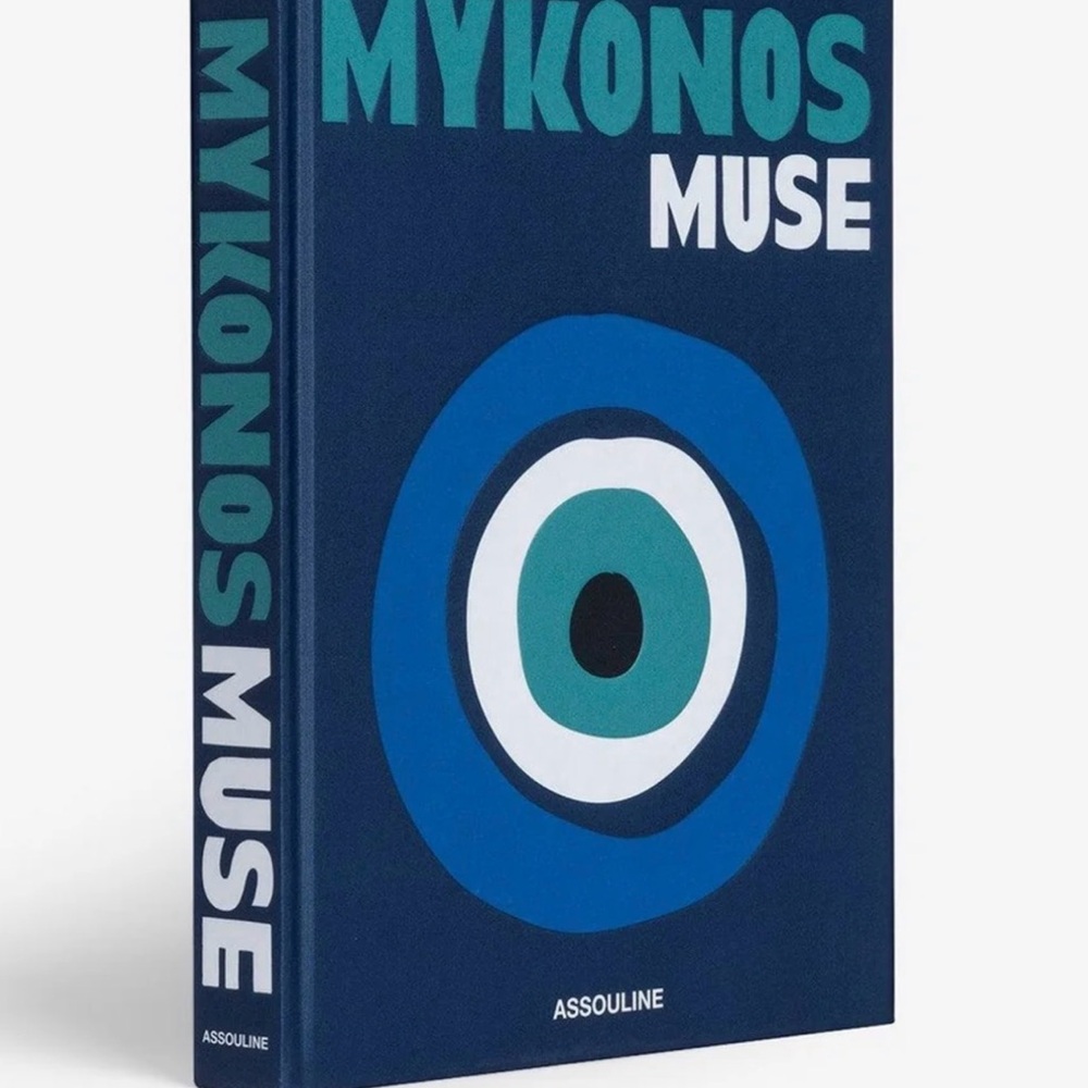 Brand New in plastic wrap Assouline Mykonos Muse Blue and White Edition